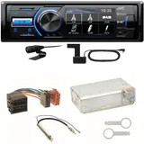 JVC KD-X561DBT DAB+ Bluetooth USB MP3 Einbauset für Seat Ibiza 6L Arosa Cordoba