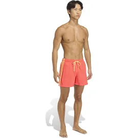 adidas 3-Streifen Badeshorts Rot L