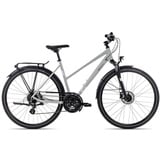 2R Manufaktur Trekkingrad TRS24 Trapez, 24 Gang Shimano RD-Acera M360-8 Schaltwerk, Kettenschaltung, Herrenrad Damenrad 28 Zoll weiß weiß 51 cm