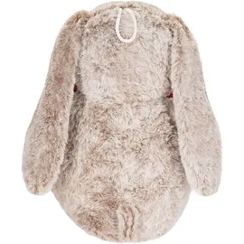 Brubaker Hase Kuscheltier mit Herz Rot und Schlappohren - I Love You - 28 cm Plüschhasen Geschenk - Stofftier Kuschelhase - Plüschtier Grau Braun