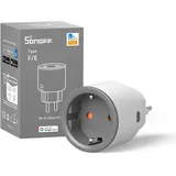 SONOFF S60TPF Smart Wlan Steckdose 16A 4000W, Smart Stecker mit Strommessung, Überlastschutz, Sprachsteuerung, Kompatibel mit Alexa/Google Home (2.4G WiFi)