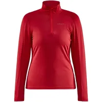 Craft Core Gain Midlayer 1/2-Zip Langarmshirt Damen 430000 bright red L