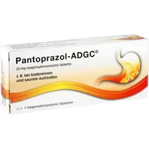 Zentiva Pharma GmbH Pantoprazol ADGC 20mg