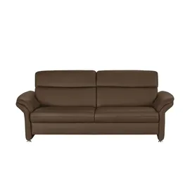 meinSofa Einzelcouch Leder 2-Sitzer Beige