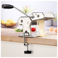 HI Mechanische Nudelmaschine Pasta Maker Teig Maschine Lasagne Aufsatz Verstellbar
