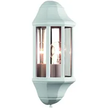 SG LEUCHTEN Sorrento 1 E27 Wandleuchte Aluminium/Edelstahl/Kunststoff