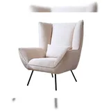 KAWOLA Sessel IVA Relaxsessel Cord cremeweiß