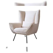 KAWOLA Sessel IVA Relaxsessel Cord cremeweiß