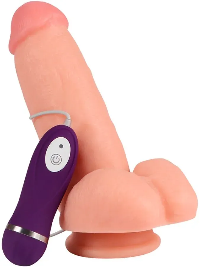 SHEQU - Red Eagle Vibratordildo mit Fernbedienung, 17 cm