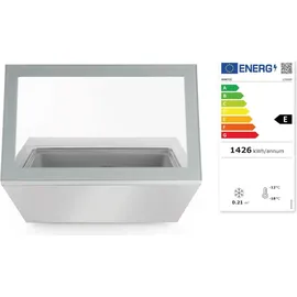 ARKTIC Aufsatz-Tiefkühlvitrine 77 Liter