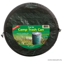 Coghlans Pop-Up Camp Trash Can Aufbewahrungssack dunkelgrün 53 L