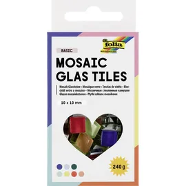 Folia Mosaik Glassteine Basic 300 Stück 10 x 10 mm
