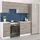 roe furniture Küchenzeile 180 cm Braun/Weiß