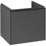 Villeroy & Boch Subway 3.0 Waschtischunterschrank C58001VR 47,3x42,9x40,75cm, ohne LED/Griff Volcano black, graphite