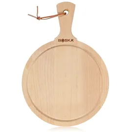 Boska Buchenbrett / M rund mit Griff Durchmesser 23,5cm