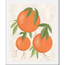 queence Bild »Finja«, Obst-Obst Bilder-Essen-Lebensmittel-Kunst, (1 St.), gerahmt queence Farbe Rahmen: schwarz + Farbe Bild(er): orange