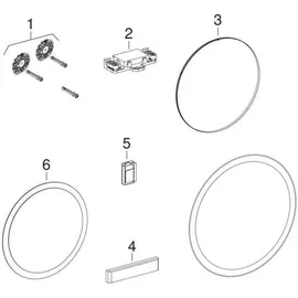 Geberit Option Round d= 50cm, direkte-/indirekte Beleuchtung