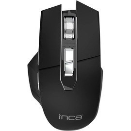 Inca IWM-555 Wireless Mouse schwarz, USB/Bluetooth