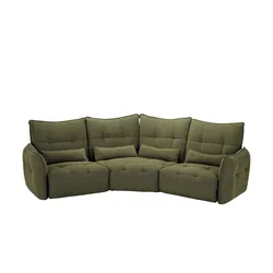 Einzelsofa  Jeaneva ¦ grün ¦ Maße (cm): B: 371 H: 101 T: 202.0