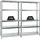 Proregal Mega Deal 2er-Sparset Metallregal Steel Eagle HxBxT 180 x 100 x 40 cm Fachlast 130kg Verzinkt Schwerlastregal Küchenregal, Kellerregal, Steckregal, Garagenregal, Lagerregal