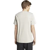 adidas 3-Streifen Herren T-Shirt, grau - L