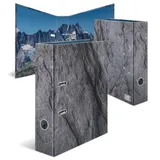 Herma Stone Ringmappe A4 Grau