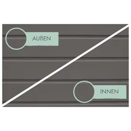 Karibu Mülltonnenbox 158 x 88 cm terragrau