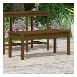 vidaXL Gartenbank 109 x 44 x 45 cm Honigbraun