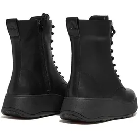 FitFlop F-Mode Lederstiefeletten schwarz