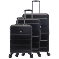 Set LESAC Touring 3 Trolley 77,5 67,5 55 Schwarz Gra Wahl = P LSETOUSET.1