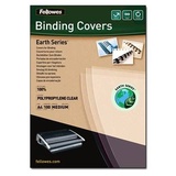 Fellowes Earth Series 100% Recycled - Polypropylene binding cover