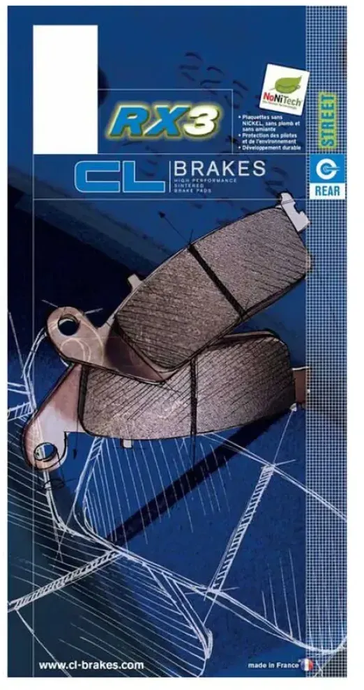 Cl Brakes 2922rx3 Sinterbremsbeläge - Black - One Size