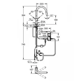 Grohe Minta Touch chrom 31358002