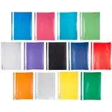 IDENA 13 Schnellhefter DIN A4 / PP / extra stark / 13 Farben