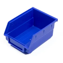 FEISTOS Werkstatteinrichtung | Sichtlagerkasten | Zubehör für FEISTOS Werkzeugschrank | Blau | 14x10,5x7,5 cm