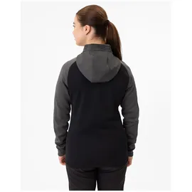 Jako Iconic Schwarz/Anthrazit - Zipper Hoodie Damen Kapuzenjacke Gr. 38