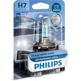 Philips WhiteVision ultra 12972WVUB1 Halogen Leuchtmittel WhiteVision Xenon-Effekt H7 55W, 12V