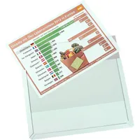 Eichner Magnet-Sichttasche aus Hart-PVC DIN A4 quer, grau