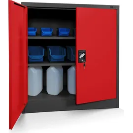 Jan Nowak C001B Aktenschrank 92,5 x 90 x 93 cm rot