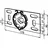 SOMFY Flanschantriebslager LT 60 Motorlager