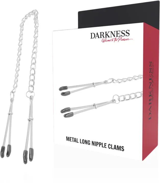 DARKNESS  Einstellbare Metall-Nippelklemmen