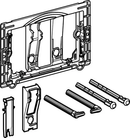 Geberit Ersatz-Befestigungsrahmen für Drückerplatten