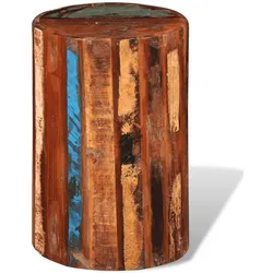 vidaXL Hocker Altholz