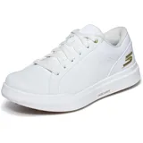 SKECHERS Damen Go Golf Drive 6 Turnschuhe, White/Gold, 37.5 EU