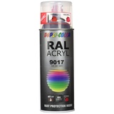 Dupli Color Dupli-Color 349829 RAL-Acryl-Spray 9017, 400 ml, Verkehrsschwarz Matt