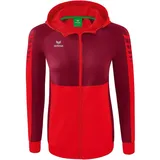 Erima Six Wings Trainingsjacke mit Kapuze Damen - rot - 34