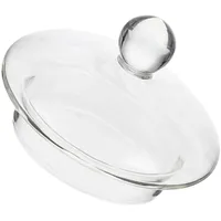 BESPORTBLE Teekanne Ersatzdeckel aus Glas 600ml Glasdeckel für Teekanne mit Glatten Kanten Einfacher Gebrauch für Camping und Party