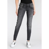 Herrlicher Slim-fit-Jeans »Pitch Slim Organic Denim Cashmere«, Gr. 25 - Länge 32, asphalt, , 29438266-25 Länge 32
