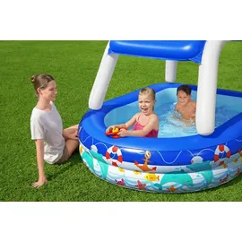 BESTWAY Sea Captain Baby-Pool 213 x 155 x 132 cm (282L)