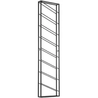 KADIMA DESIGN Stilvin Weinregal 36 x 8 x 150 cm Schwarz